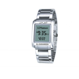 Digital square Azan Watch for Men