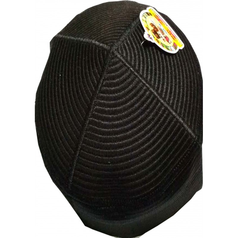 Muslim Prayer Cap- Black Colored Prayer 