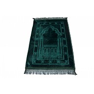 Imported premium Janamaz / prayer mat in Velvet- Green Imported premium Janamaz / prayer mat in Velvet- Green