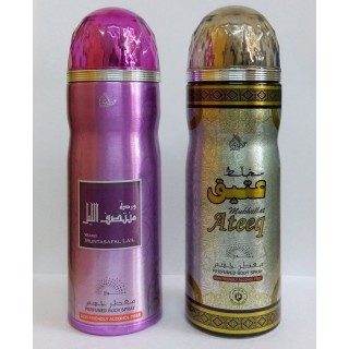 Non alcoholic deodorants - Muntasafal Lail + Ateeq 