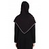 Premium Hijab with grey tape border- Black Color Premium Hijab with grey tape border- Black Color