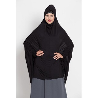 Premium Instant Hijab- Black