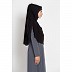Instant Hijab in jersey fabric - Black Color Instant Hijab in jersey fabric - Black Color