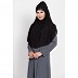 Instant Hijab in jersey fabric - Black Color Instant Hijab in jersey fabric - Black Color
