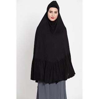 Instant Hijab in Jersey cloth - Black Color