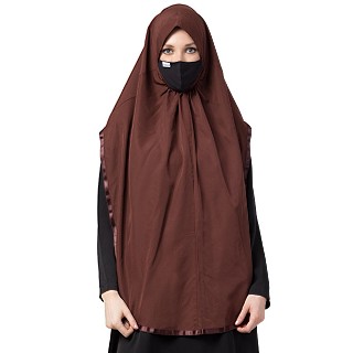 Instant Ready-to-wear Hijab - Brown