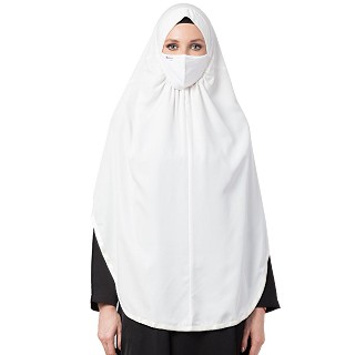 Instant Ready-to-wear Hijab - White