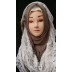 Wrap hijab -  Millbrook color with lace work Wrap hijab -  Millbrook color with lace work