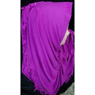 Solid orchid hijab - Jersey fabric