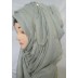 Light Grey Colored  Hijab - Cotton Fabric Light Grey Colored  Hijab - Cotton Fabric