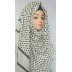 Beautiful Black Polka Dots Winter Hijab