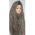 Party Wear Printed-Cotton Hijab  Party Wear Printed-Cotton Hijab