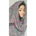 Mariam hijab - Baby Pink Leaf Printed Mariam hijab - Baby Pink Leaf Printed