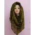Mehndi Color Polka Dots Cotton Hijab  Mehndi Color Polka Dots Cotton Hijab