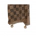 Crinkle Cotton Hijab With Checkered Box Print and Pompoms Crinkle Cotton Hijab With Checkered Box Print and Pompoms