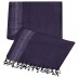 Purple  Color-Premium Rolex Border Stole