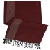 Premium Rolex Border Stole- Maroon Premium Rolex Border Stole- Maroon