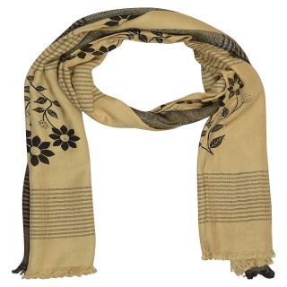 Premium Rolex Border Stole-Brown 