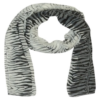 Premium Tiger print Stole-White Color