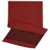 Premium Silk Border Stole-Red