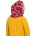 Designer cotton Grid hijab- Maroon
