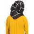 Designer cotton Grid hijab- Black