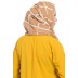 Designer cotton Grid hijab- Brown