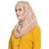 Designer cotton Grid hijab- Brown