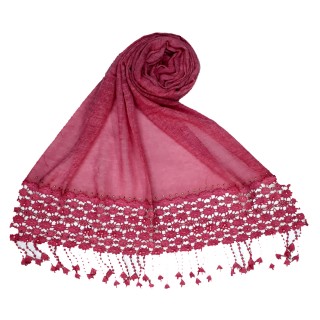 Cotton designer Hijab- Pink