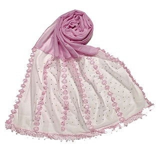Premium Cotton Hijab- Pink
