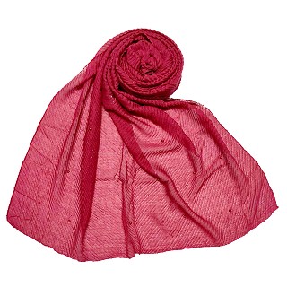 Premium Crush Diamond Stole - Maroon