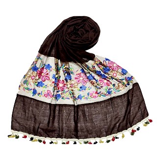  Flower Aari Diamond Collection - Dark Brown