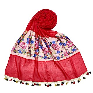  Flower Aari Diamond Collection - Red