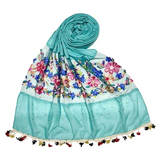  Flower Aari Diamond Collection - Sea Green