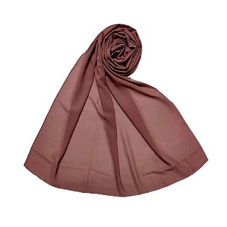 Premium Chiffon Plain Stole - Purple