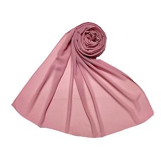 Premium Chiffon Plain Stole - Pink