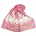 Designer diamond studded hijab with fringe's hijab- Pink Designer diamond studded hijab with fringe's hijab- Pink