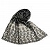 Designer trendy cotton diamond studded stole- Black Designer trendy cotton diamond studded stole- Black