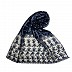Designer trendy cotton diamond studded stole- Dark blue Designer trendy cotton diamond studded stole- Dark blue