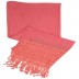 Half Net Diamond Stole- Pink