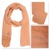 Designer Cotton Plain Women's Stole - Wheat Brown Designer Cotton Plain Women's Stole - Wheat Brown