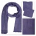 Satin Shaded Stole - Ocean Blue Satin Shaded Stole - Ocean Blue