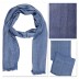 Satin Shaded Stole - Sky Blue Satin Shaded Stole - Sky Blue