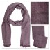 Satin Shaded Stole - Purple