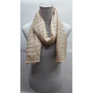 Cotton Crush Stole - Light Brown