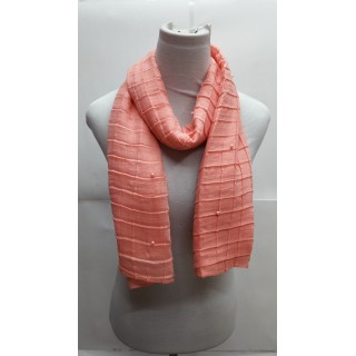 Cotton Crush Stole -Light Pink