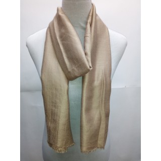 Cotton Plain Glitter Stole - Tortilla Brown