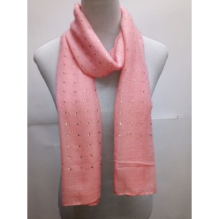 Cotton Diamond Stole- Rose Pink