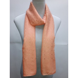 Cotton Diamond Stole- Orange