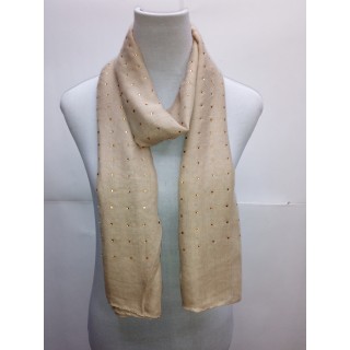 Cotton Diamond Stole- Light Brown